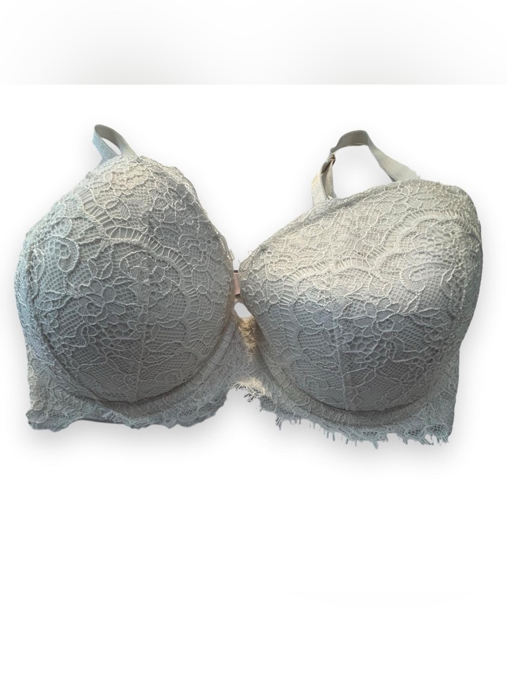Victoria’s Secret Lace Dream Angel Demi Bra Size 32DD White